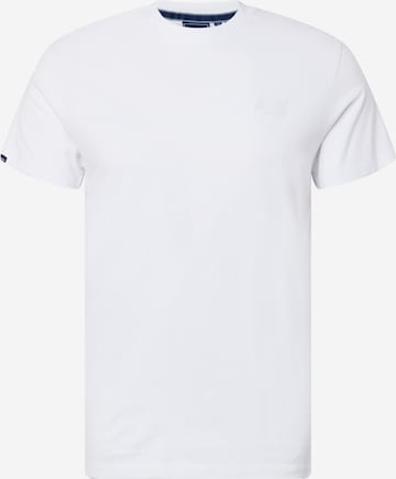 T-Shirt Superdry en blanc : devant