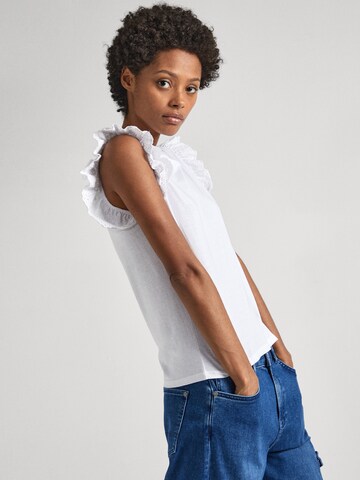 T-shirt 'LINDSAY' Pepe Jeans en blanc