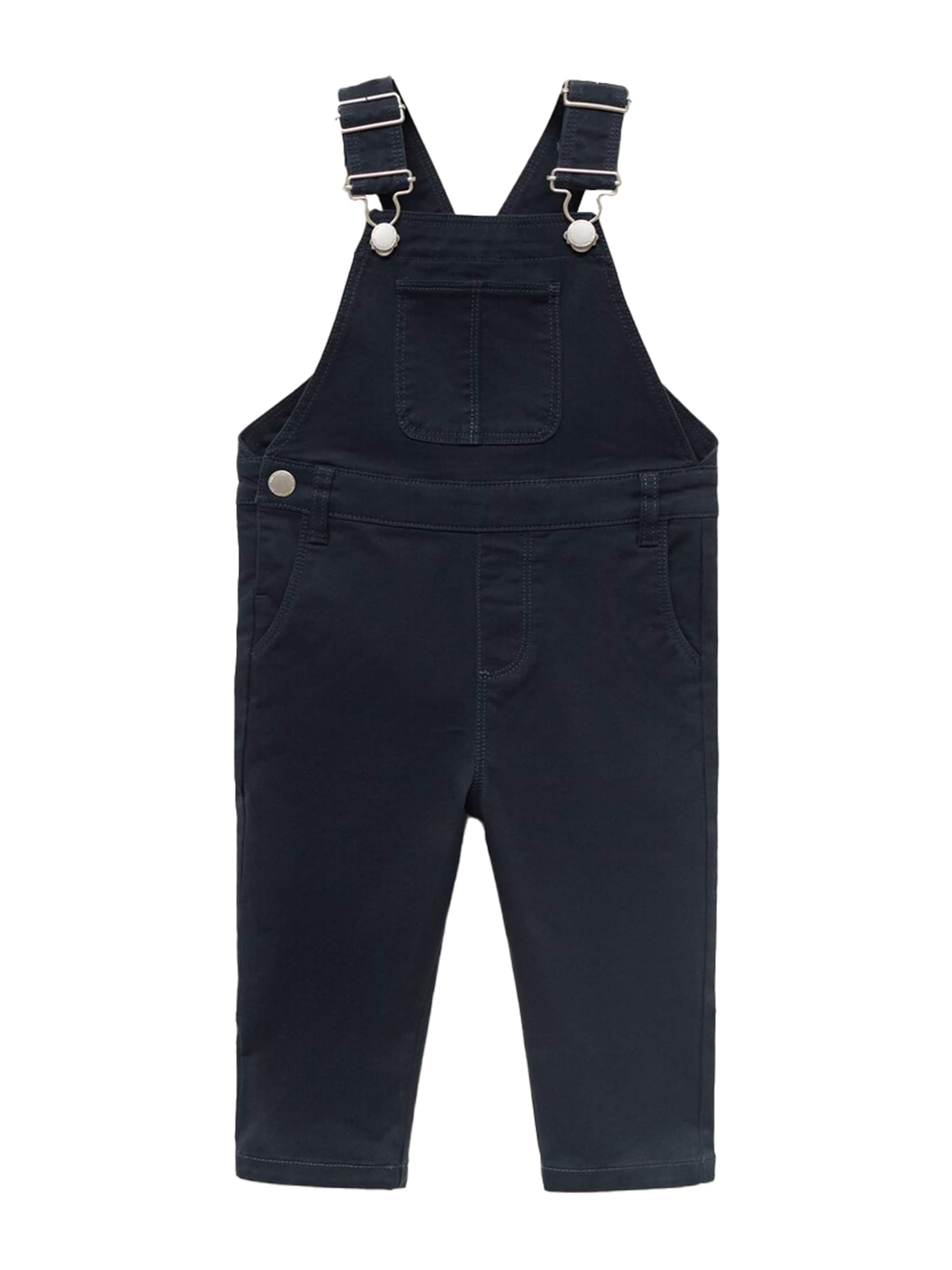 MANGO KIDS Regular Hängselbyxa 'DELOS' i blå: framsida