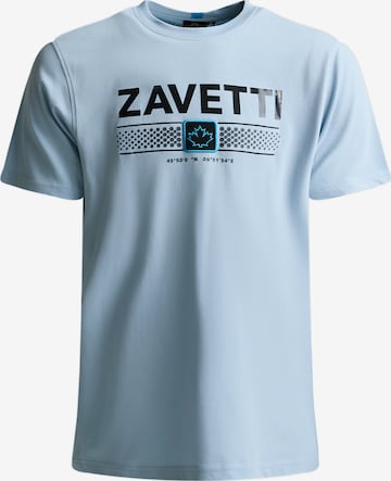 T-Shirt 'VIARELLO' Zavetti Canada en bleu : devant