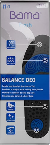 Bama Einlegesohle 'Premium Fußbett Balance Deo' in Schwarz