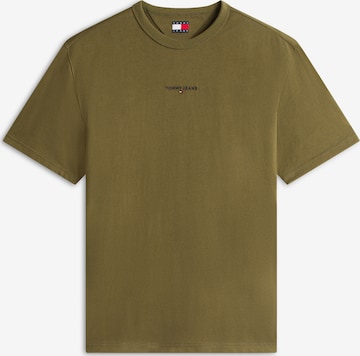 Tricou de la Tommy Jeans pe verde: față