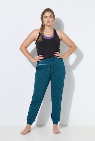Ulla Popken Loosefit Broek in Blauw