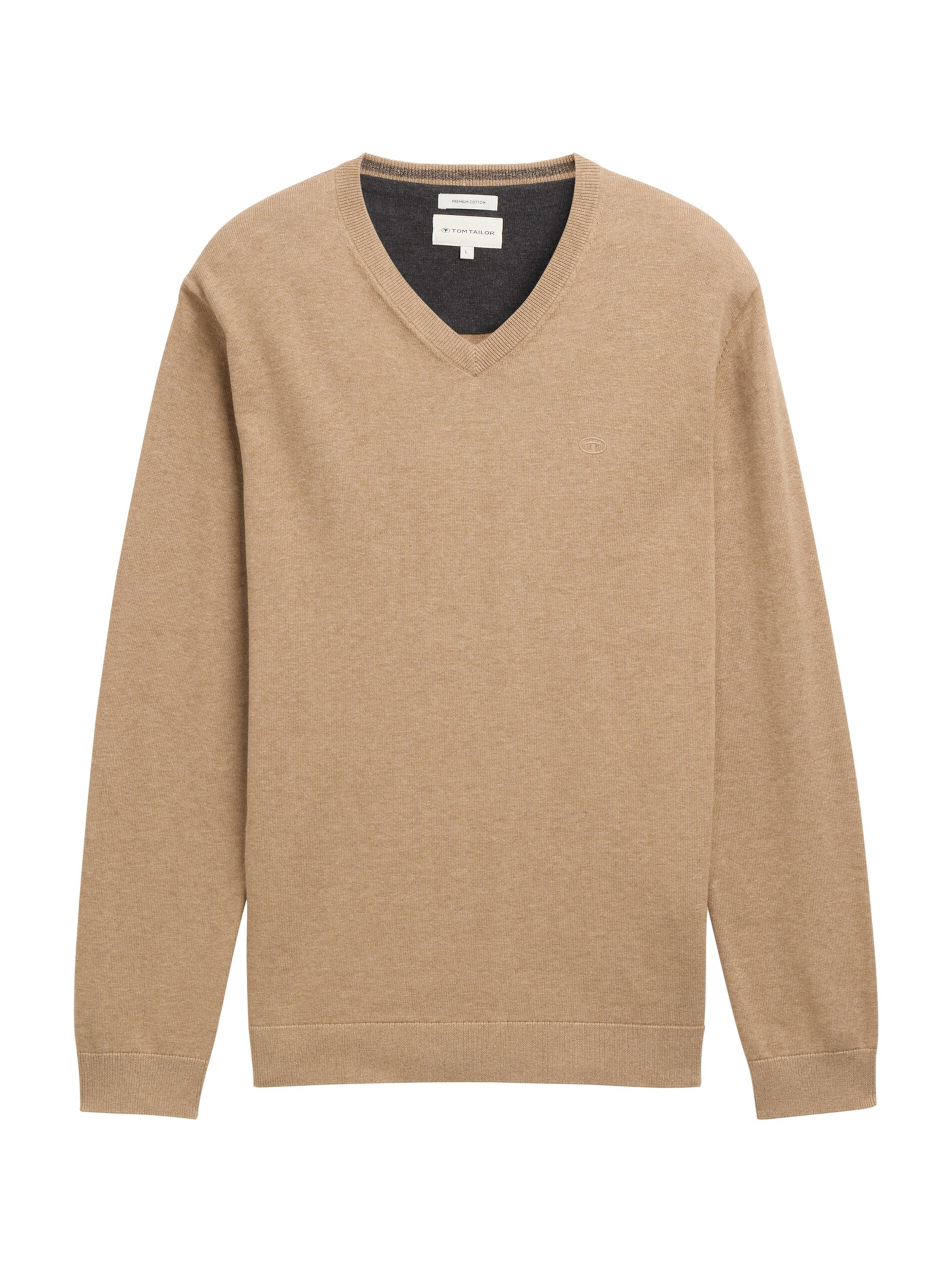 Pulover de la TOM TAILOR pe maro: față