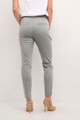 Kaffe Slim fit Chino trousers 'Lea ' in Grey