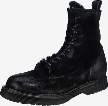 A.S.98 Lace-Up Boots in Black: front