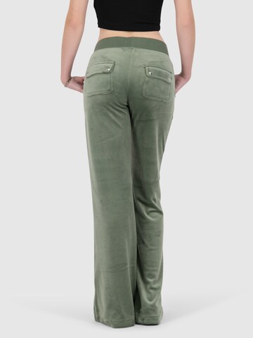Juicy Couture Bootcut Hose 'Layla' in Grün