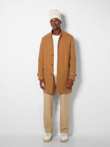 Bershka Between-seasons coat in Beige