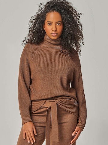 YOU LOOK PERFECT Hausanzug 'LOUNGEWEAR SET - Eve & Bailey' in Braun