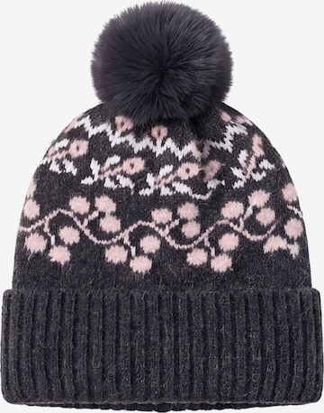 Magicshe Hat 'Warme Strickmütze mit Bommel' in Black: front