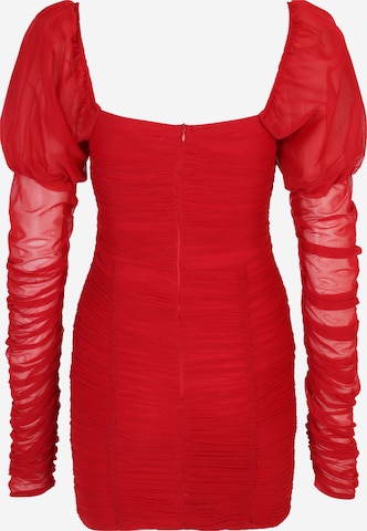 MisspapKoktel haljina - crvena boja