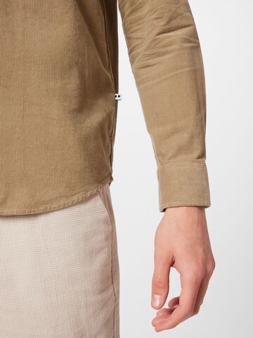 minimum Regular fit Skjorta 'Walther' i beige