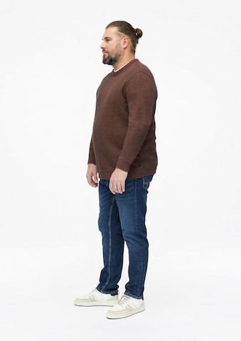 s.Oliver Men Big Sizes Sweatshirt in Braun