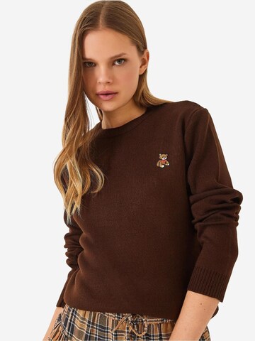 Pull-over 'Pullover' Bianco Lucci en marron