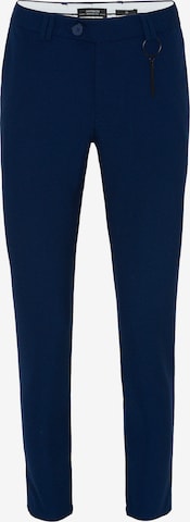 Pantaloni de la Antioch pe albastru: față