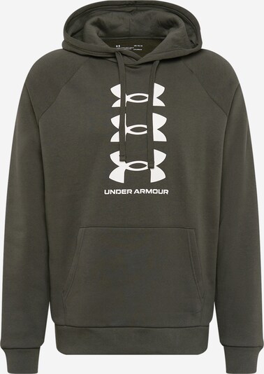 UNDER ARMOUR Sport-Pullover 'Rival' in grün / weiß, Produktansicht