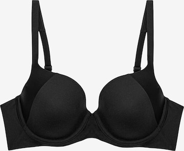TRIUMPH T-Shirt BH 'Body Make-Up Soft Touch' in Schwarz: Vorderseite