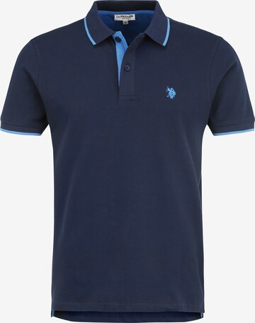 U.S. POLO ASSN. Shirt in Blauw: voorkant