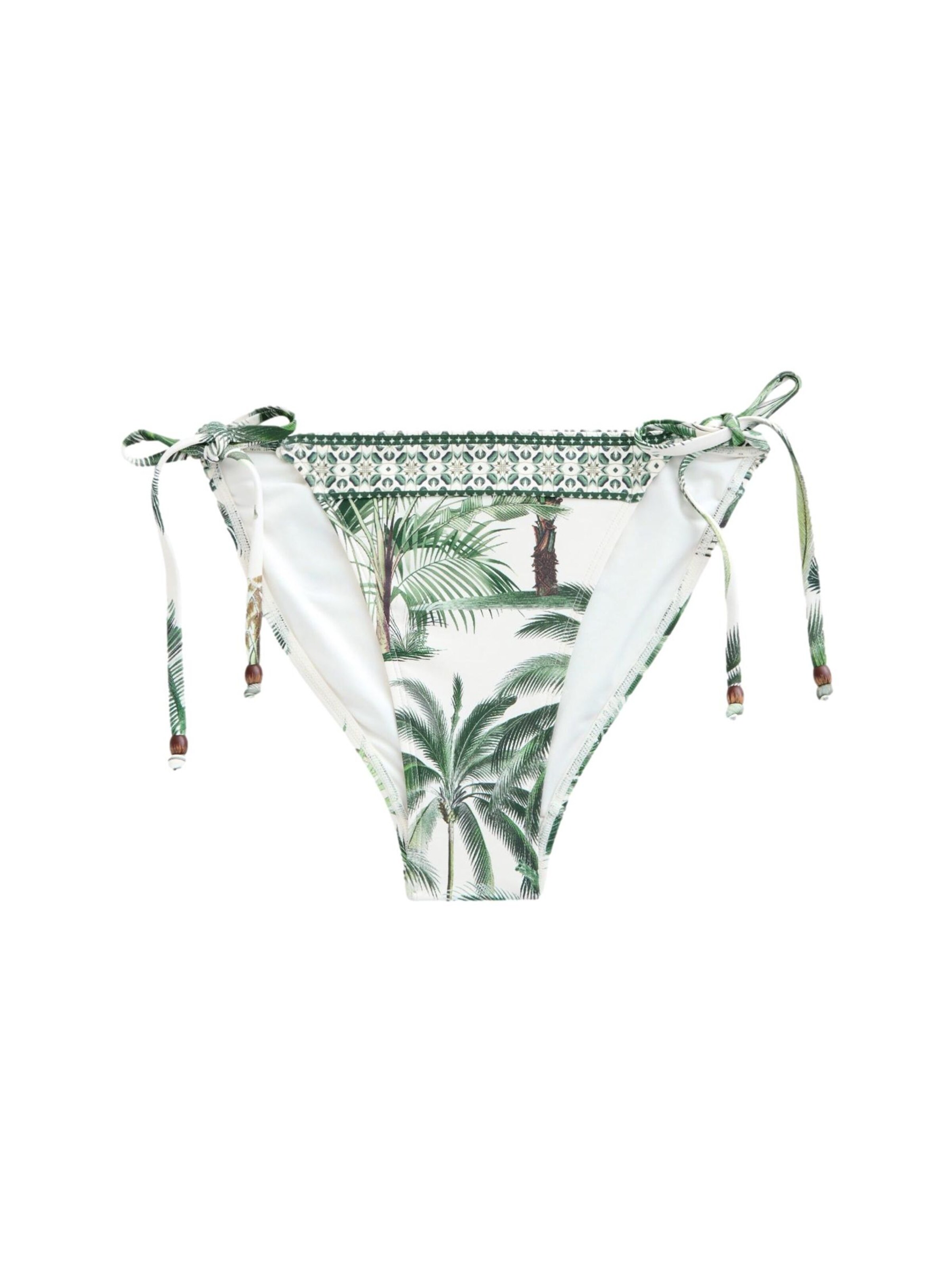 Next Низ бикини в Зеленый / Темно-зеленый / Белый, Обзор товара