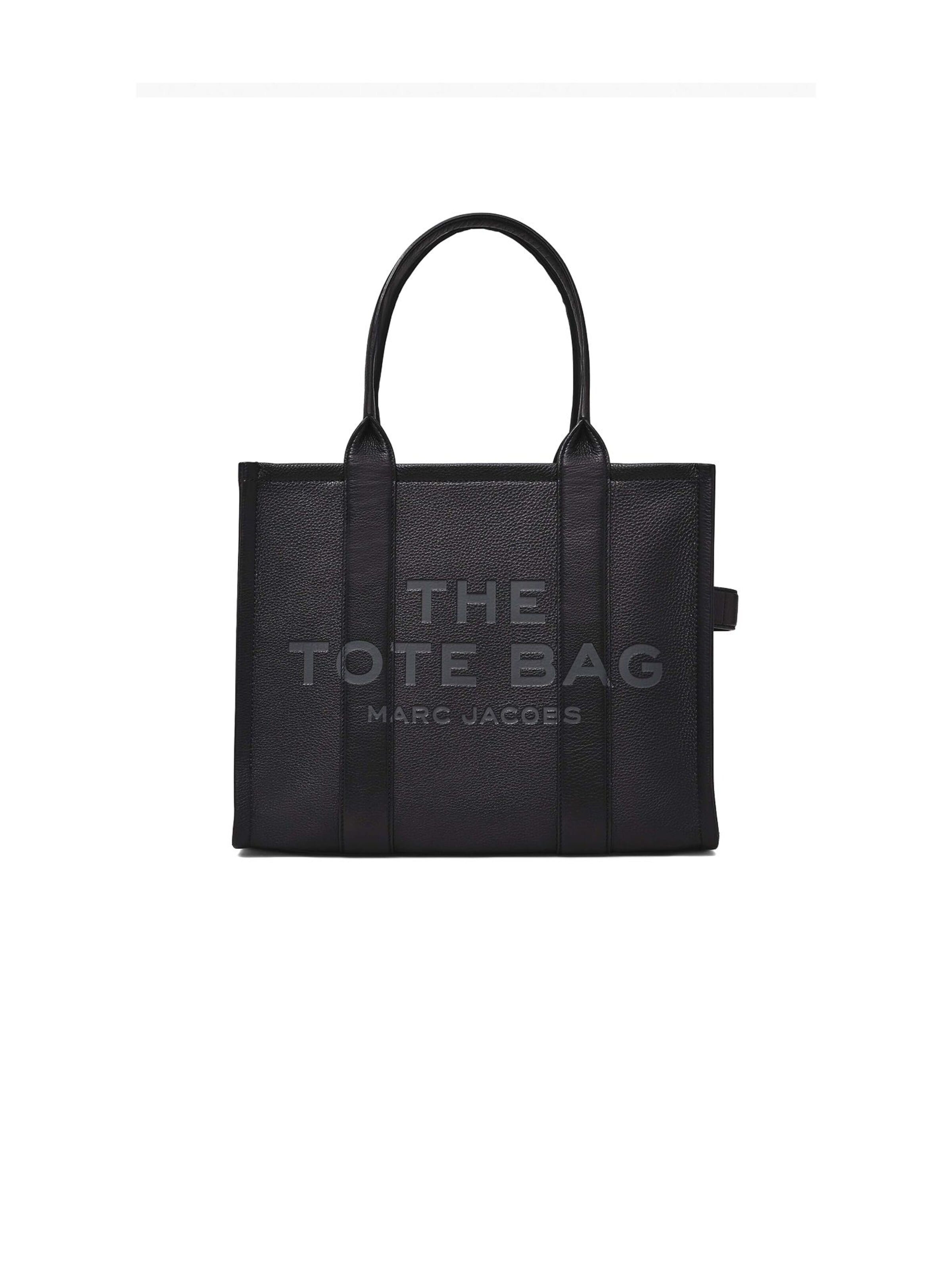Marc Jacobs Handtas 'The Large Tote' in Zwart: voorkant
