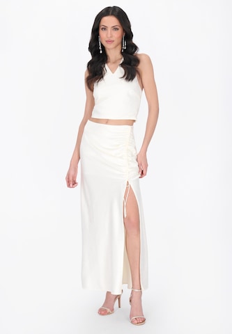 faina - Falda en blanco