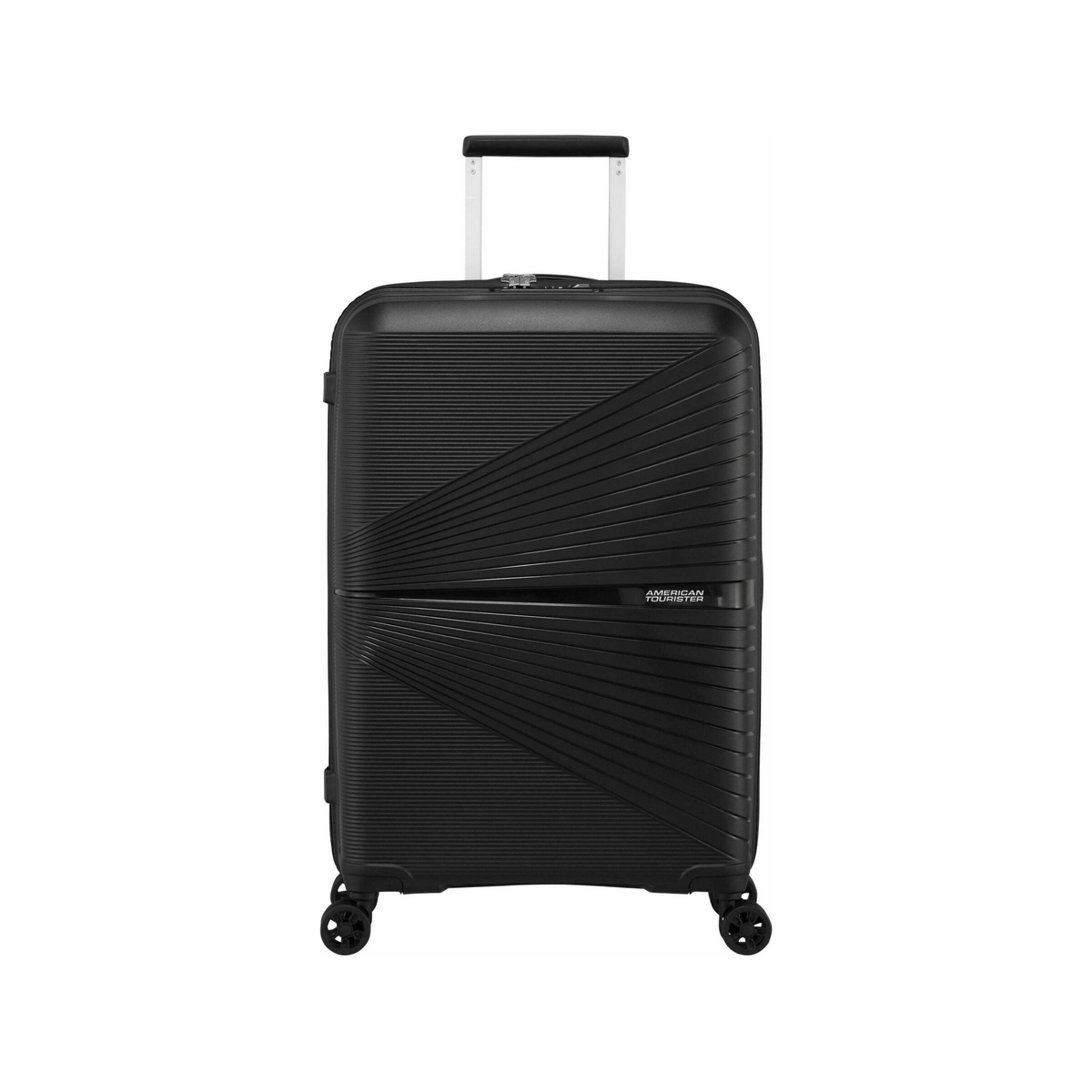 American Tourister Trolley 'Airconic Spinner' in Schwarz: Vorderseite