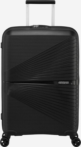 American Tourister Trolley 'Airconic Spinner' in Zwart: voorkant