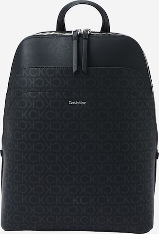 Sac à dos Calvin Klein en noir : devant