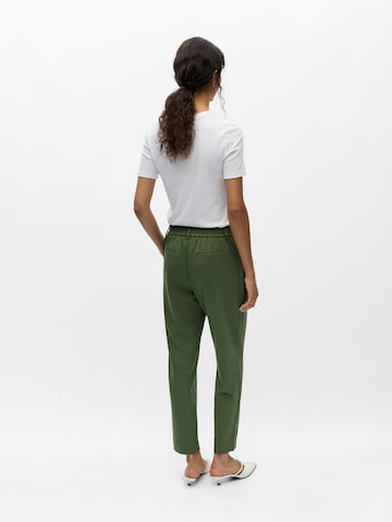 OBJECT Slim fit Pleat-front trousers 'OBJIlisa' in Green