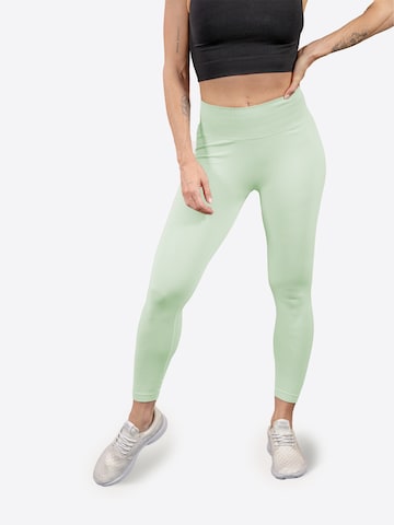 Strammer Max Performance Skinny Leggings 'Scrunch'‌‌‌ in Grün