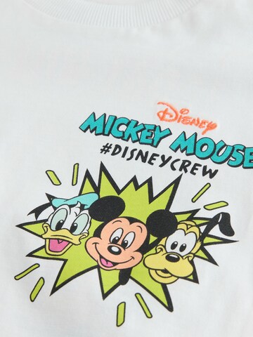 T-Shirt 'Mickey & Friends' Next en blanc