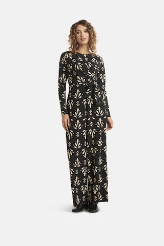 Smashed Lemon Jumpsuit in Zwart: voorkant