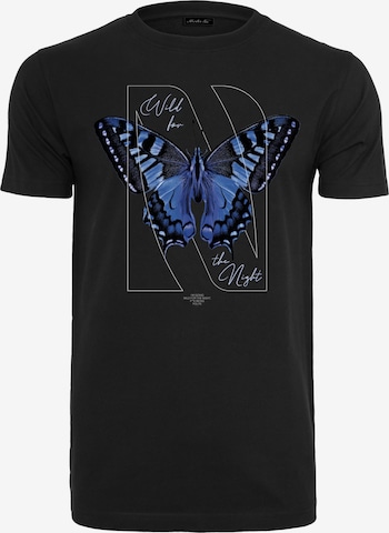 MT Men Shirt ' Wild For The Night' in Black: front