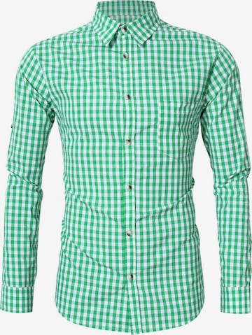 Yesfashion Hemd in Grün: Vorderseite