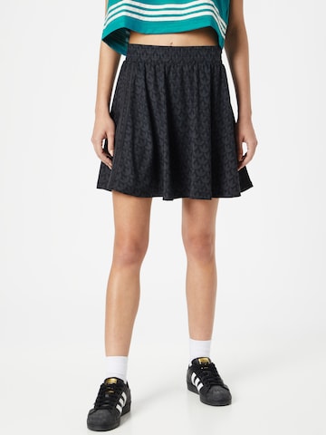 ADIDAS ORIGINALS Skirt 'Trefoil Monogram' in Black: front