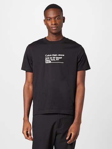 Calvin Klein Jeans Shirt in Black: front