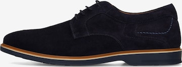Chaussure à lacets no stress en bleu : devant