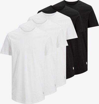 JACK & JONES T-Shirt 'Noa' en noir / blanc, Vue avec produit