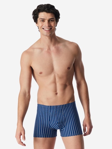 SCHIESSER Boxershorts '95/5 Essentials - Cotton' in Blauw