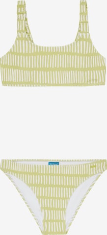 PROTEST Bustier Bikini 'PRTJonia JR' in Grün: Vorderseite