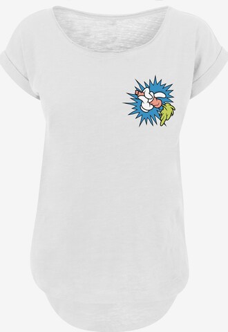 F4NT4STIC Shirt 'Looney Tunes Bugs Bunny Carrot' in White: front