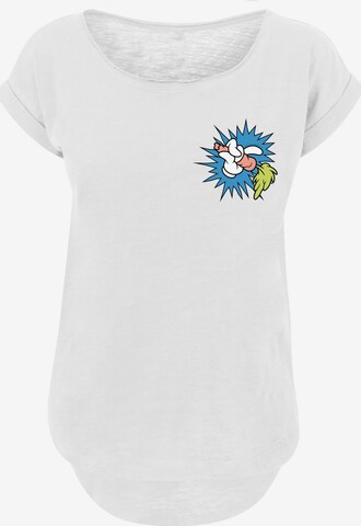 Maglietta 'Looney Tunes Bugs Bunny Carrot' di F4NT4STIC in bianco: frontale