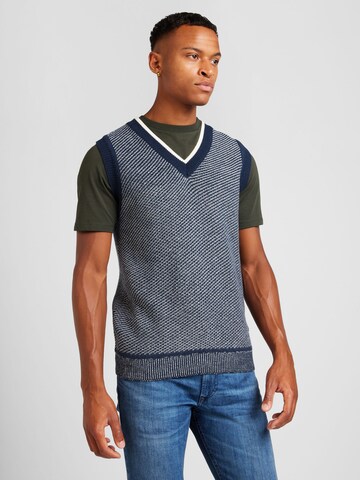 SCOTCH & SODA - Camiseta sin mangas en azul: frente