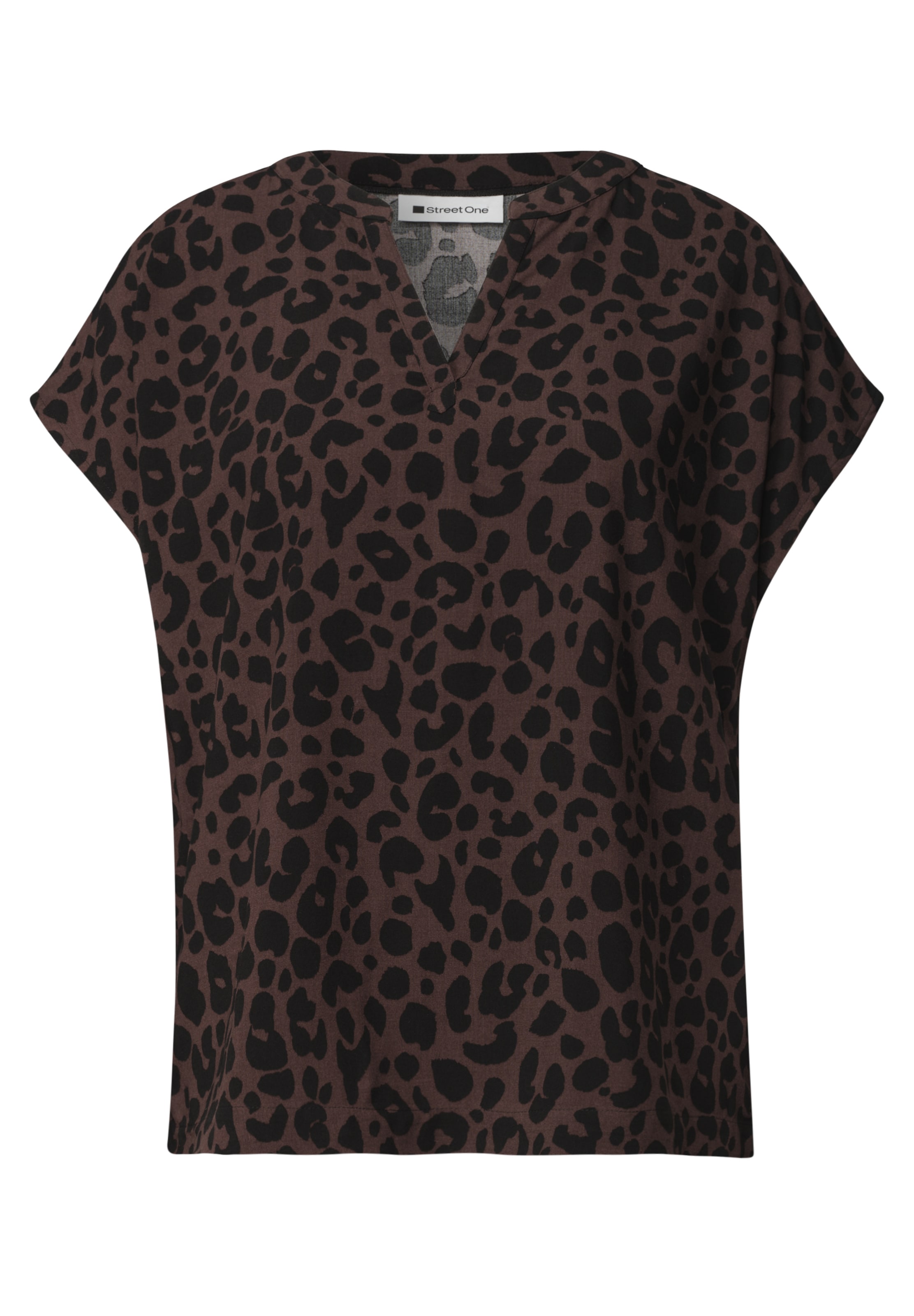 STREET ONE Blouse in Brown: front