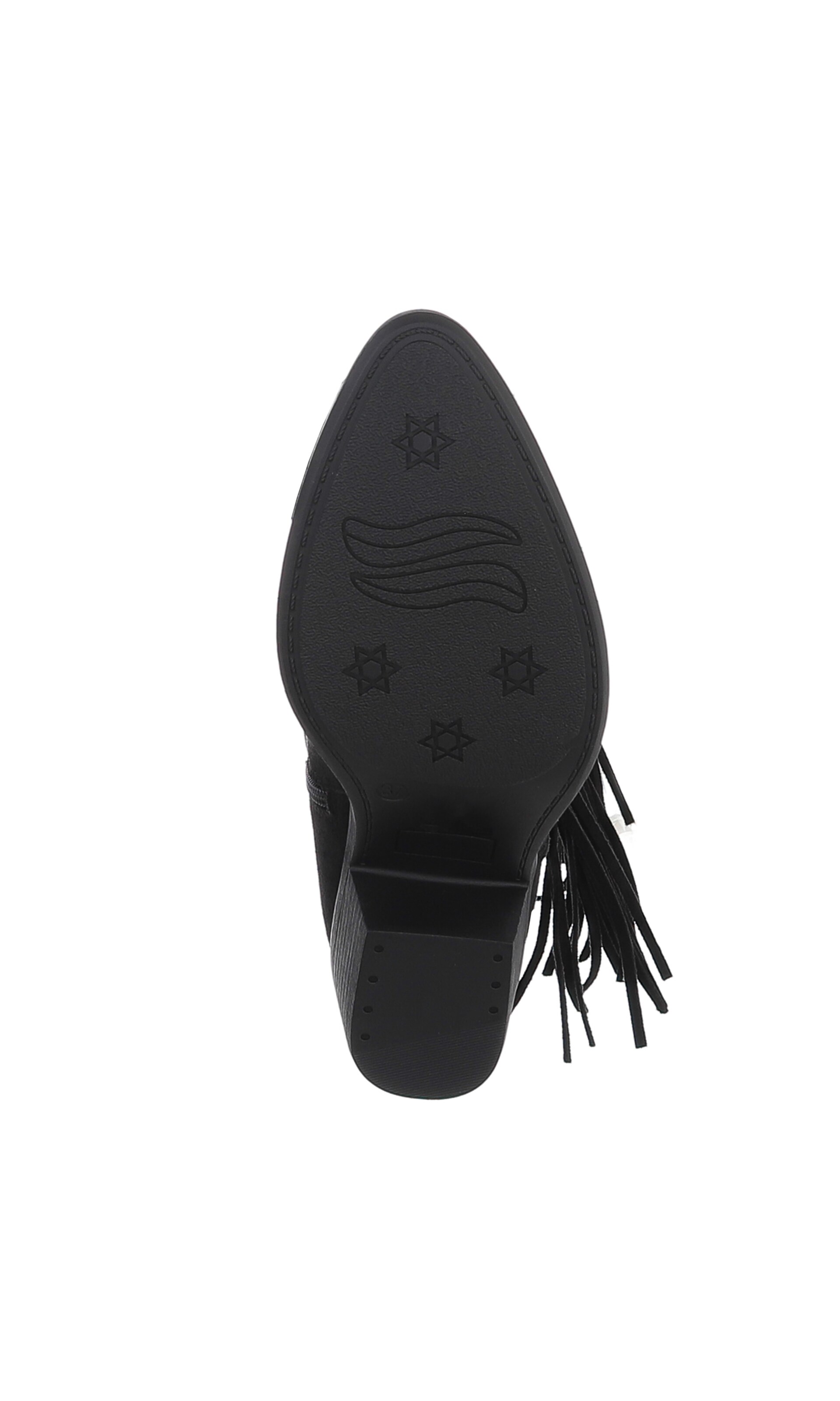 Ital-Design Cowboy Boots in Black