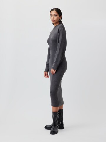 LeGer by Lena Gercke Knitted dress 'Selena' in Grey
