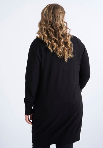 ADIA fashion Knit Cardigan in Black