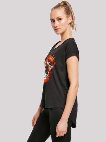 T-shirt 'Basketball Sports Collection Orange Splash' F4NT4STIC en noir