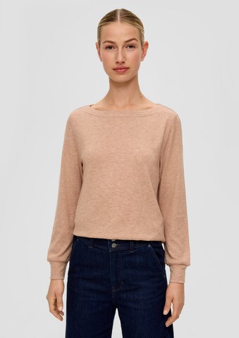 T-shirt s.Oliver en beige : devant