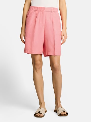 Loosefit Pantalon TOM TAILOR en rose : devant